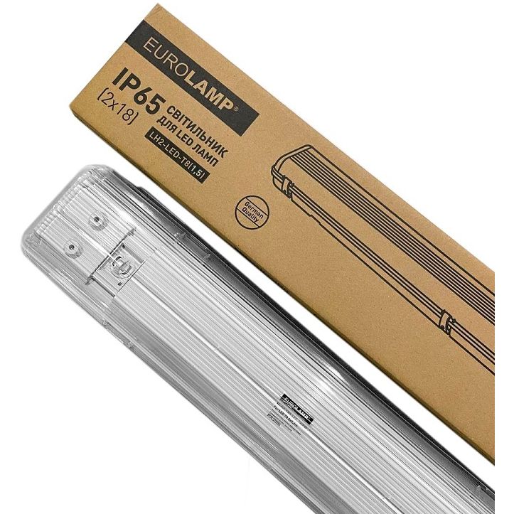 Плафон EUROLAMP Т8 LED T8x2 1.5m IP65 (LH2-LED-T8) Количество источников света 2