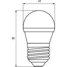 Светодиодная лампа EUROLAMP G45-5W-E27-3000K 3 шт (LED-G45-05273(P)(3))