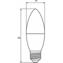 Світлодіодна лампа EUROLAMP CL-6W-E27-3000K 3 шт (LED-CL-06273(P)(3))