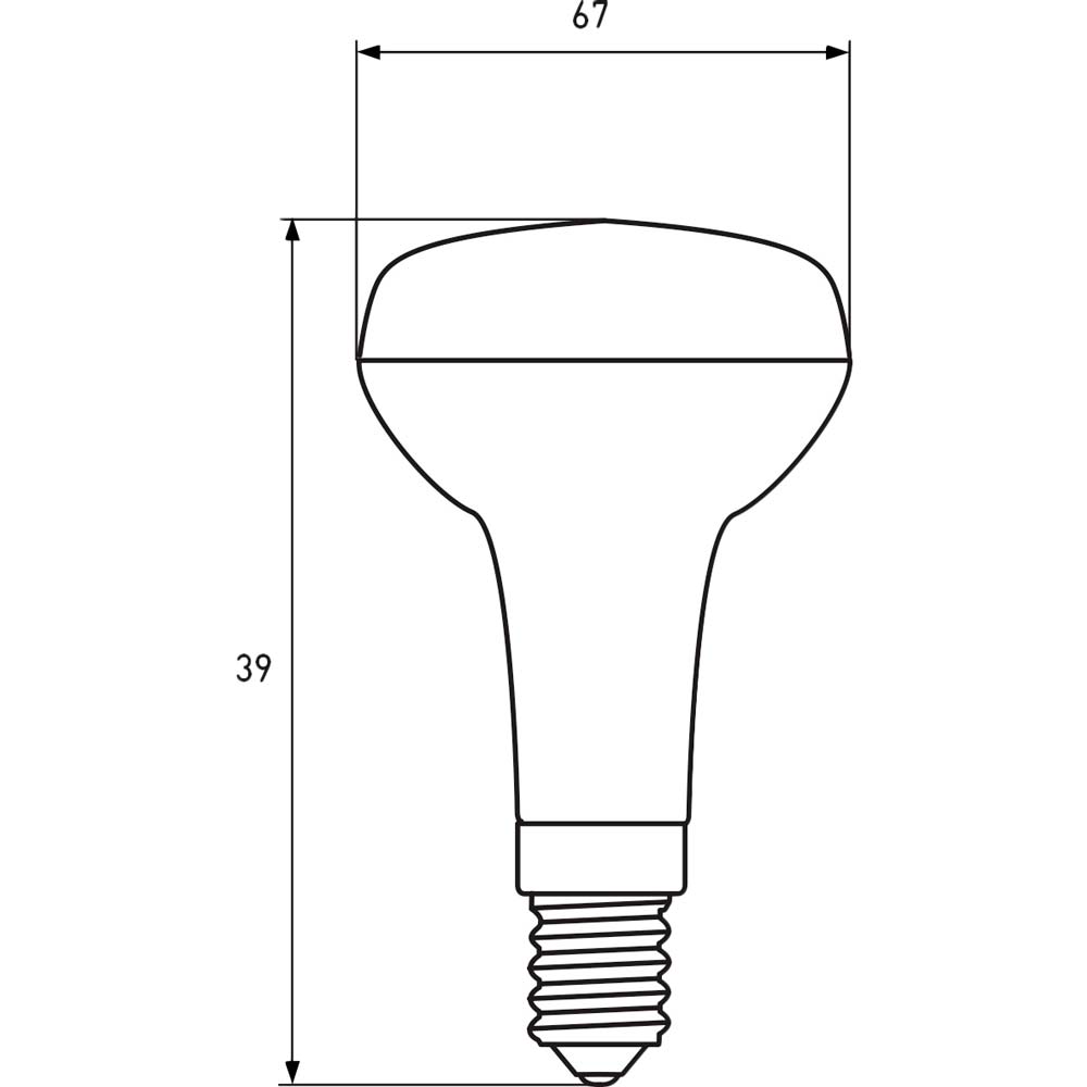 Светодиодная лампа EUROLAMP R39-5W-E14-3000K 3 шт (LED-R39-05142(P)(3)) Тип цоколя (патрона) E14