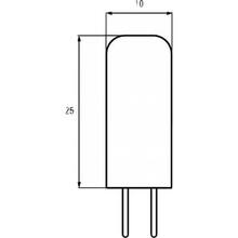 Світлодіодна лампа EUROLAMP G4-2W-G4-3000K-12V 3 шт (LED-G4-0227(12)(3))