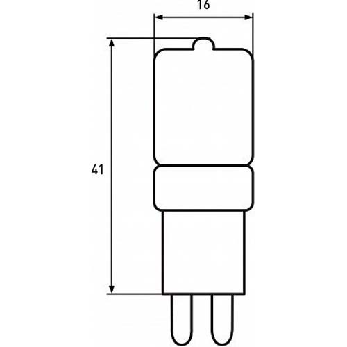 Светодиодная лампа EUROLAMP G9-3W-G9-4000K 3 шт (LED-G9-0340(220)(3)) Тип цоколя (патрона) G9