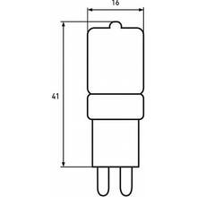 Світлодіодна лампа EUROLAMP G9-3W-G9-4000K 3 шт (LED-G9-0340(220)(3))