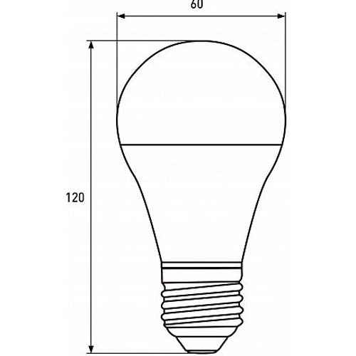 Світлодіодна лампа EUROELECTRIC A60-15W-E27-4000K 2 шт (LED-A60-15274(EE)(2)) Тип цоколя (патрона) E27