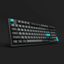 Клавіатура AKKO 3098B Black&Cyan CS Jelly White (6925758617635)