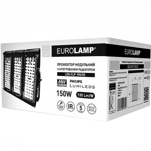 Прожектор EUROLAMP LED 150W 5000K (LED-FLP-150/50) Тип живлення від мережі