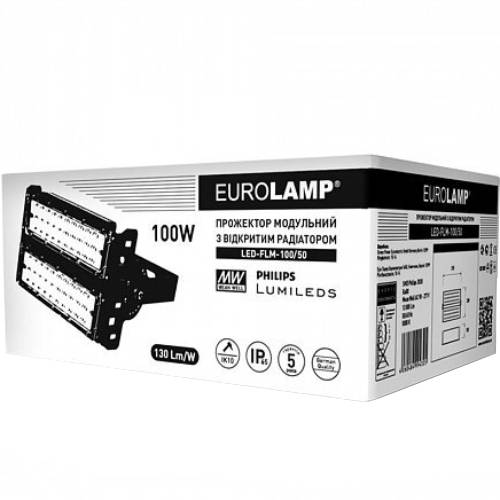 Прожектор EUROLAMP LED 100W 5000K (LED-FLM-100/50) Тип живлення від мережі