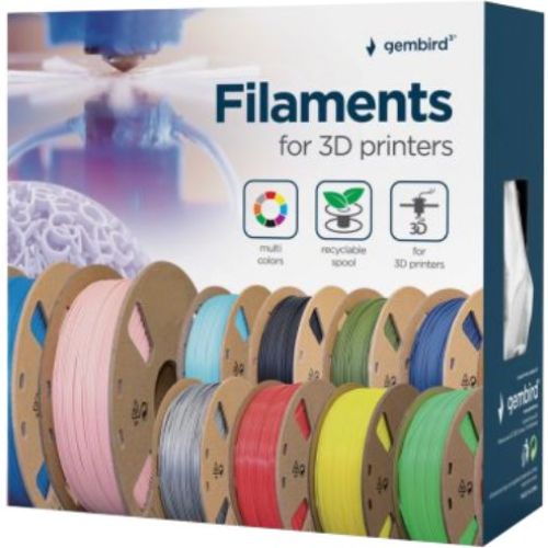 Пластик для 3D принтера GEMBIRD PLA 1кг 1.75мм Matte Navy Blue (3DP-PLA-01-MTNB) Тип пластика PLA