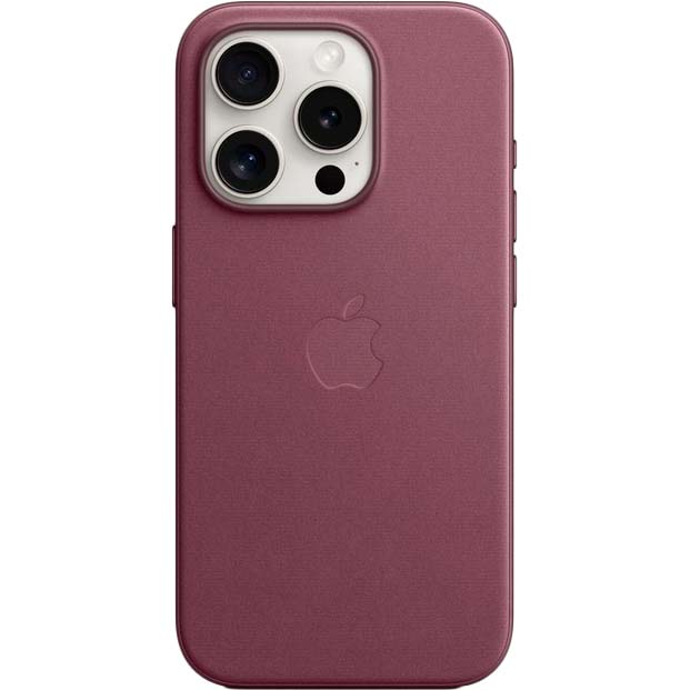 Чохол APPLE для iPhone 15 Pro FineWoven Case with MagSafe Mulberry (MT4L3ZM/A) Тип чохол-накладка