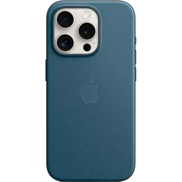 Чохол APPLE для iPhone 15 Pro FineWoven Case with MagSafe Pacific Blue (MT4Q3ZM/A) Тип чохол-накладка