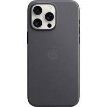 Чохол APPLE для iPhone 15 Pro Max FineWoven Case with MagSafe Black (MT4V3ZM/A)