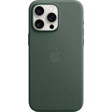 Чехол APPLE для iPhone 15 Pro Max FineWoven Case with MagSafe Evergreen (MT503ZM/A)