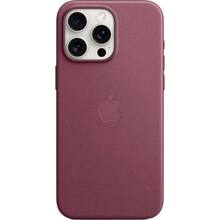 Чехол APPLE для iPhone 15 Pro Max FineWoven Case with MagSafe Mulberry (MT4X3ZM/A)