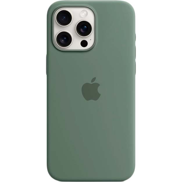 Чохол APPLE для iPhone 15 Pro Max Silicone Case with MagSafe Cypress (MT1X3ZM/A) Тип чохол-накладка