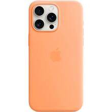 Чохол APPLE для iPhone 15 Pro Max Silicone Case with MagSafe Orange Sorbet (MT1W3ZM/A)