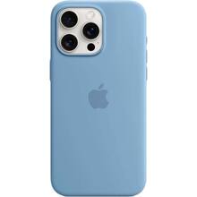 Чехол APPLE для iPhone 15 Pro Max Silicone Case with MagSafe Winter Blue (MT1Y3ZM/A)