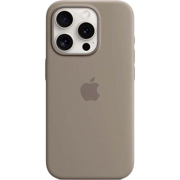 Чохол APPLE для iPhone 15 Pro Silicone Case with MagSafe Clay (MT1E3ZM/A) Тип чохол-накладка