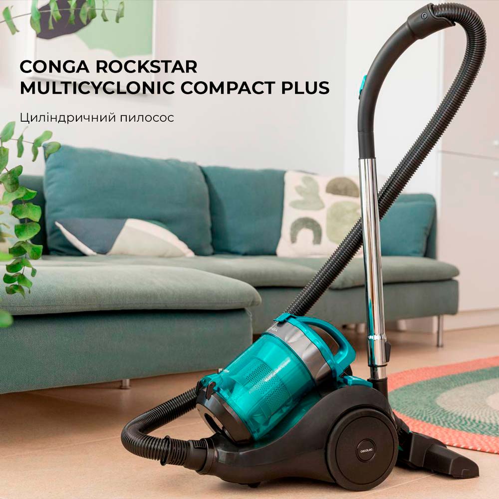 Пилосос CECOTEC Conga Rockstar MultiCyclonic Compact Plus (CCTC-08590) Тип класичний