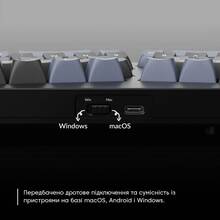 Клавиатура KEYCHRON Q8 Gateron G PRO Red RGB Blue (Q8O1_KEYCHRON)