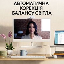 Web-камера LOGITECH Brio 100 FHD White (L960-001617)