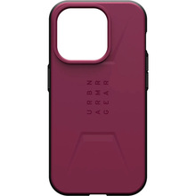 Чехол UAG Civilian Magsafe для Apple iPhone 15 Pro Bordeaux (114275119049)