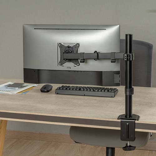 Кронштейн HiSmart 17-32" Black (HS082390) Конструкція 3 ступеня свободи