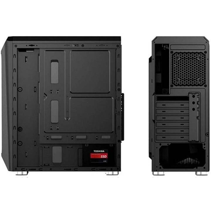 Корпус 1STPLAYER R3-3R1 Color LED Black Тип Mini (Micro)-Tower