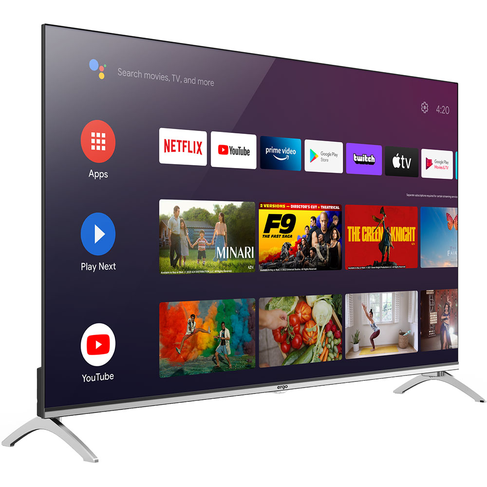 Телевізор ERGO 65GUS8555 Smart TV зі Smart TV