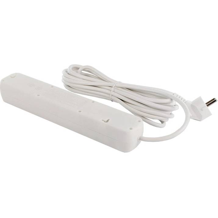 Мережевий фільтр COLORWAY 5 розеток 5м 10А 3х1мм2 White (CW-PSEA55W) Тип розеток євророзетка із заземленням (Тип F)