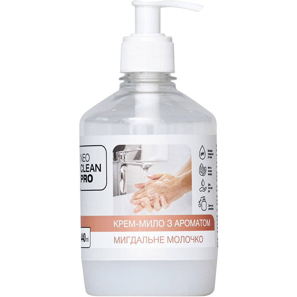 Крем-мило BIOSSOT NeoCleanPro Мигдальне молочко 440 мл (4820255110226)