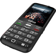 Мобільний телефон SIGMA Comfort 50 Grace Type-C Black