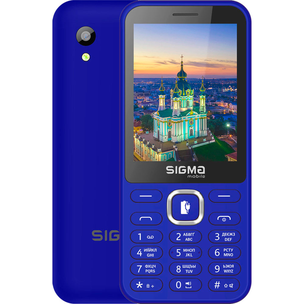 Мобильный телефон SIGMA X-style 31 Power Type-C Dual SIM Blue  (4827798855027)