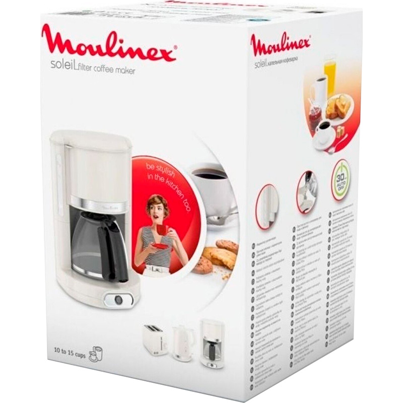 Кофеварка MOULINEX FG385A30 Используемый кофе молотый