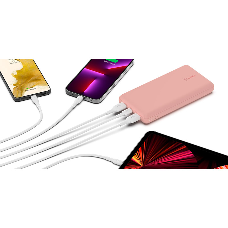Powerbank BELKIN 20000mAh 15W Rose Gold (BPB012BTRG) Тип акумулятора Li-Pol