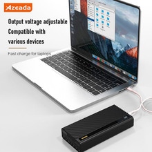 Powerbank Proda PD P-106 30000 mAh 100W USB и Type-C input, USB и Type-C output Black (PD-P106-BK)