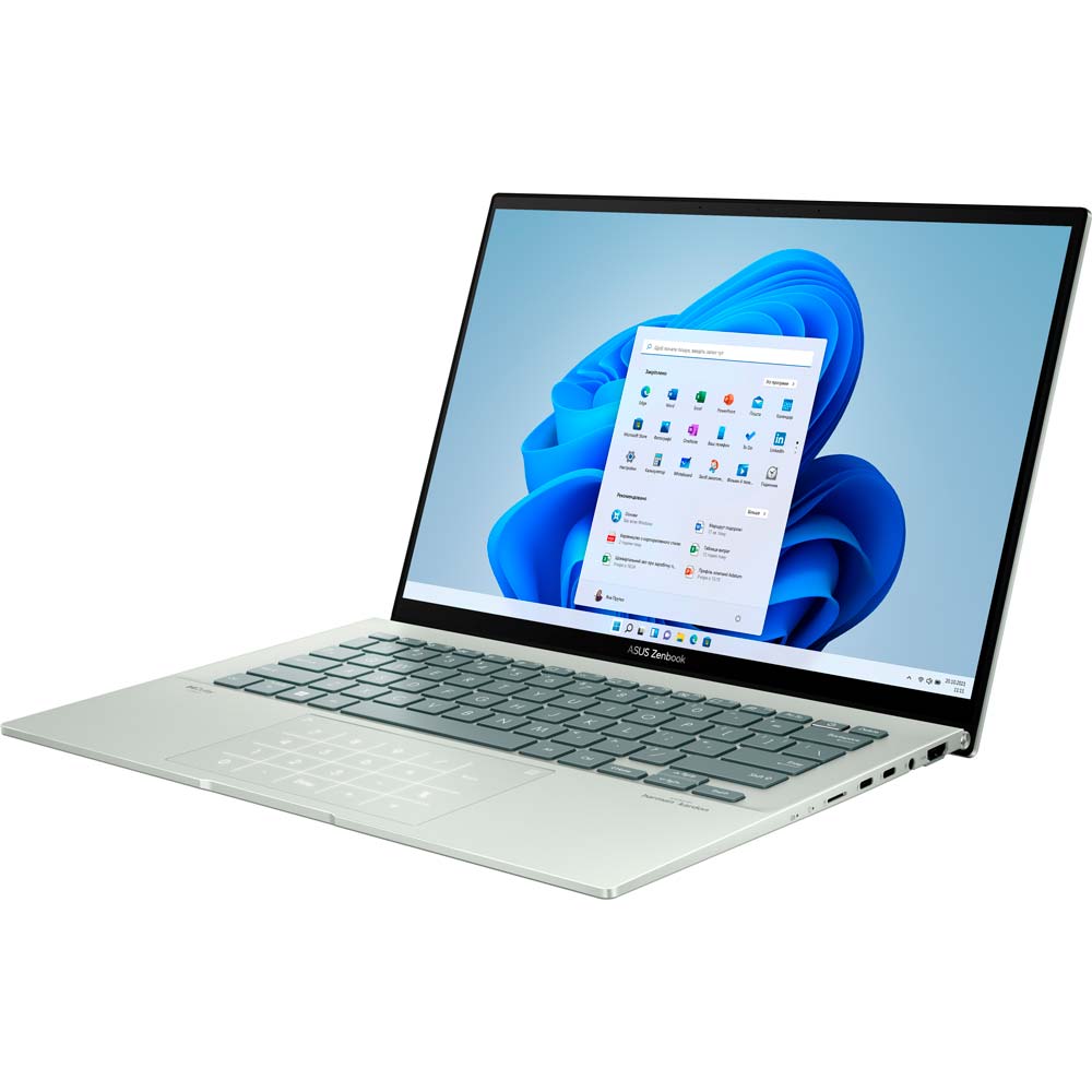 Ноутбук ASUS Zenbook 14 UX3402ZA-KP416W Aqua Celadon (90NB0WC2-M00W10) Диагональ дисплея 14