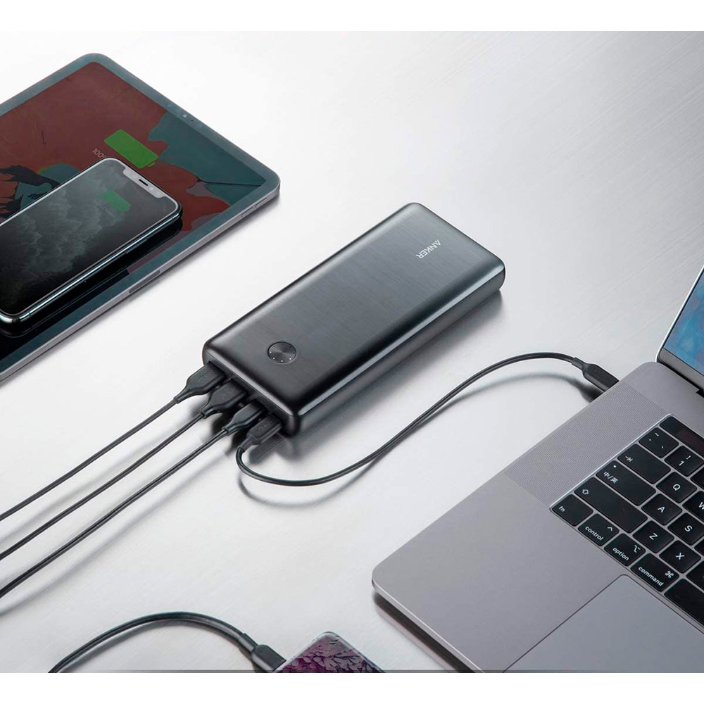 Powerbank ANKER PowerCore III Elite 25600 mAh 87W Black (A1291H11
