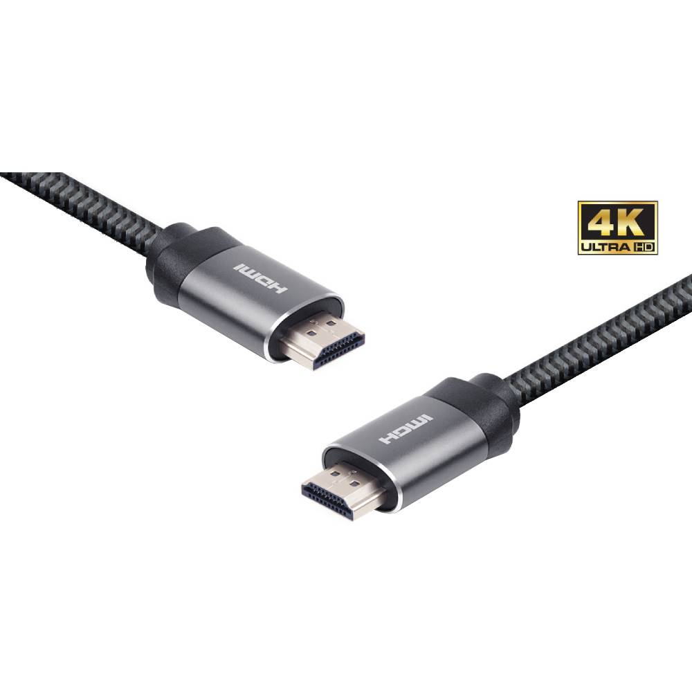 Кабель REAL EL HDMI 2.0 Premium M-M 1 м Grey (EL123500045) Тип разъема HDMI - HDMI 