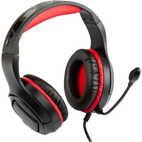 Гарнитура REAL EL GDX-7590 Black/Red (EL124100050) Конструкция полноразмерные (полный обхват уха)