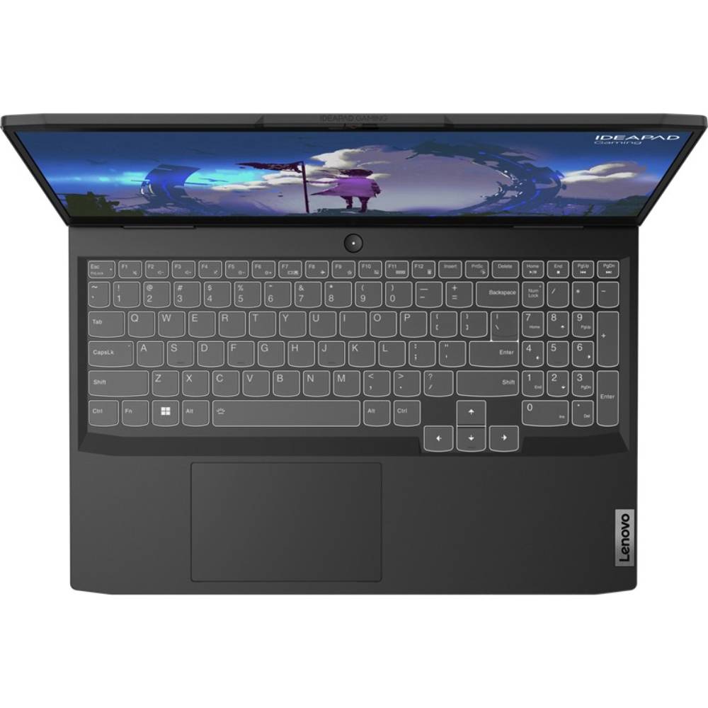 Зовнішній вигляд Ноутбук Lenovo IdeaPad Gaming 3 15IAH7 Onyx Grey (82S900WJRA)