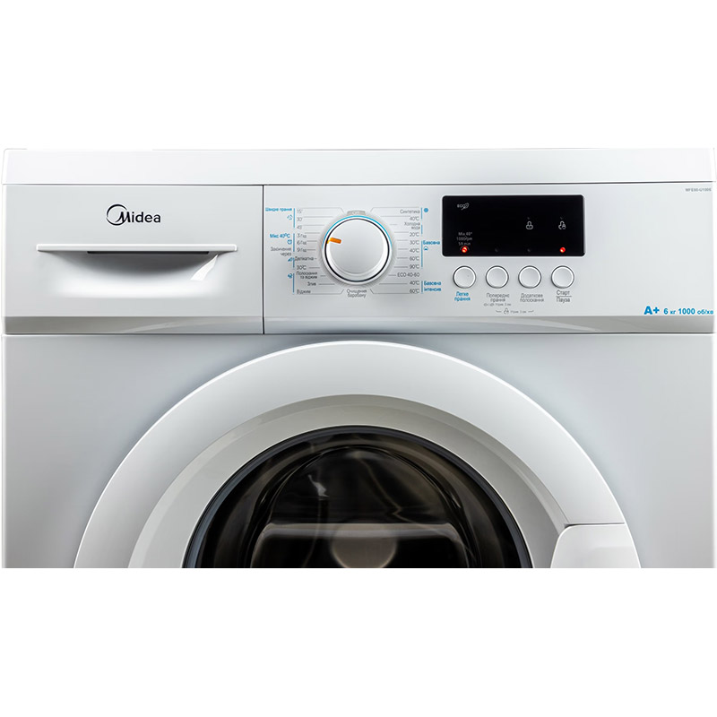 Пральна машина MIDEA MFE06W60/W-UA Тип завантаження фронтальне