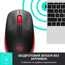 Миша LOGITECH M190 RED EMEA (L910-005908)