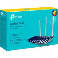 Маршрутизатор TP-LINK Archer C20 AC750