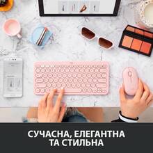 Мышь LOGITECH Pebble M350 Rose (910-005717)