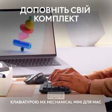 Миша Logitech MX Master 3S для Mac Performance Wireless Mouse Space Grey (910-006571)