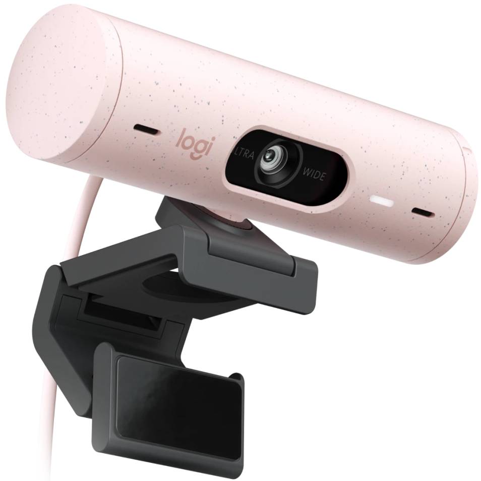 В Фокстрот Web-камера LOGITECH Brio 500 Rose (960-001421)