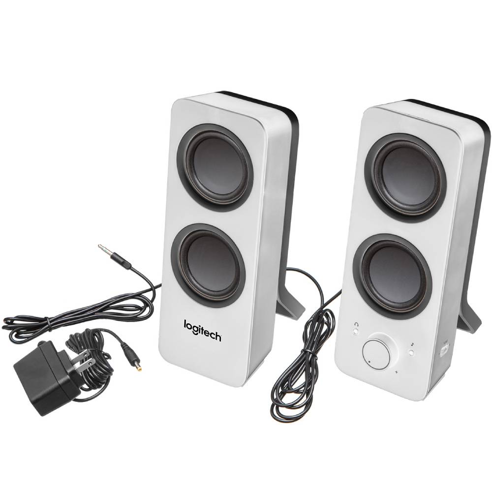 Колонки LOGITECH Multimedia Speakers Z200 white (980-000811) Материал корпуса пластик