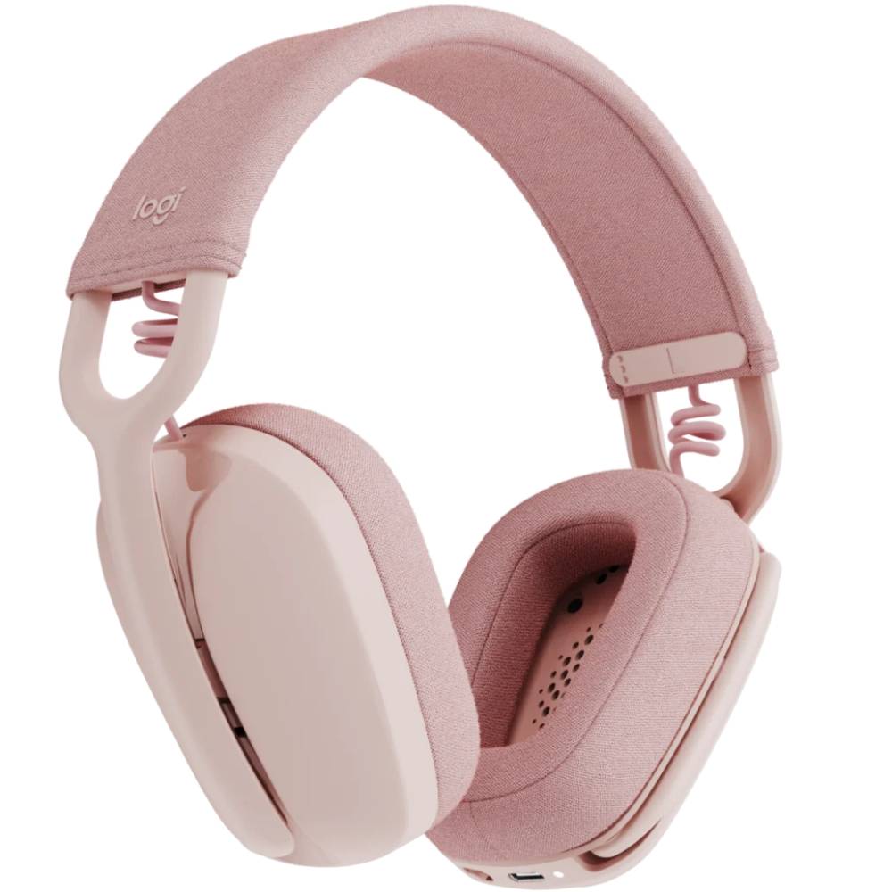 У Фокстрот Гарнітура LOGITECH Zone Vibe 100, Rose (981-001224)