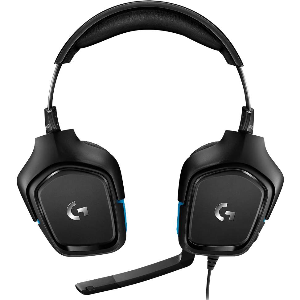 В Україні Гарнитура LOGITECH G432 7.1 Surround Sound Wired Gaming Headset (981-000770)