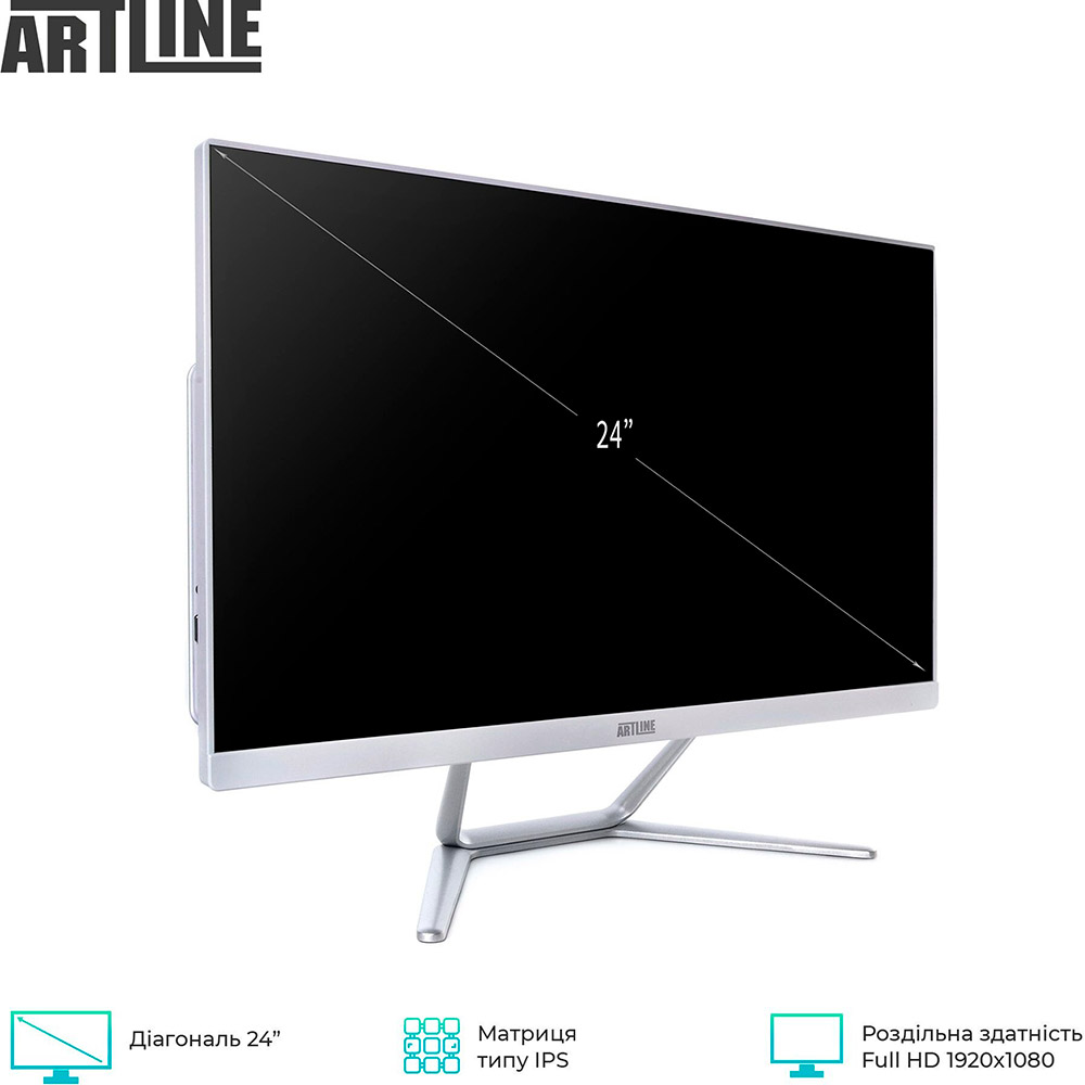 Моноблок ARTLINE Home G40v18w Чіпсет Intel H610